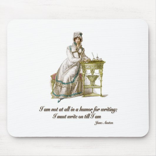 Schreiben Sie sagt an Jane Austen Mousepad (Vorne)