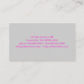 Schreiben Sie Schreibens-Maschine Visitenkarte (Rückseite)