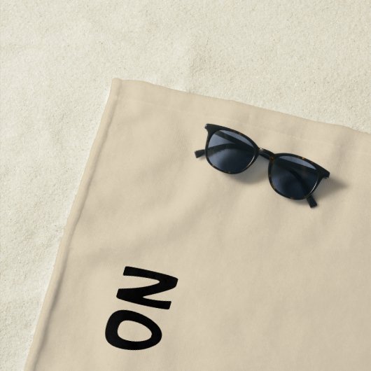 SCHREIBEN SIE STRANDTUCH (Beispiel)