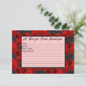 Schreiben Sie über das Juicy Berry Muster und den Karte (Stehend Vorderseite)