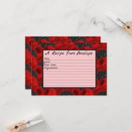 Schreiben Sie über das Juicy Berry Muster und den  Karte