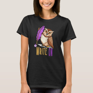 Schreiben Sie über lustige Schreib-Liebhaber für T T-Shirt