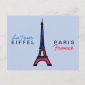 schreiben Sie über Paris Frankreich Postkarte (Vorderseite)