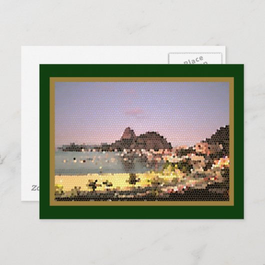 Schreiben Sie über Zucker-Laib rio Postkarte (Vorne/Hinten)