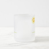 Schreiben Sie Vater-Tasse - den glücklichen Mattglastasse (Mittel)