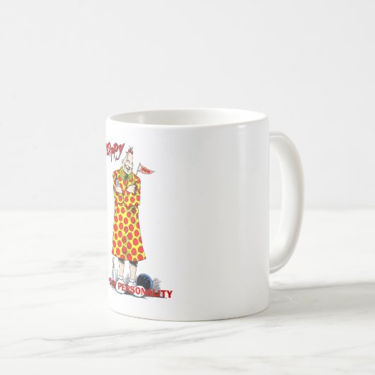 SCHREIBEN Sie "z-" PERSÖNLICHKEIT Tasse (VorderseiteRechts)