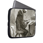 Schreiben St. Vincent in seiner Zelle bei Ferins, Laptopschutzhülle (Vorne Rechts)