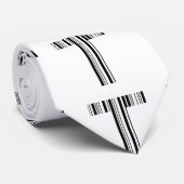 SCHREIBEN T BAR CODE Erste erste Barcode-Muster Krawatte (Gerollt)