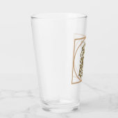 SCHREIBEN T MONOGRAM Schöne Hochzeit Neues Zuhause Glas (Rechts)