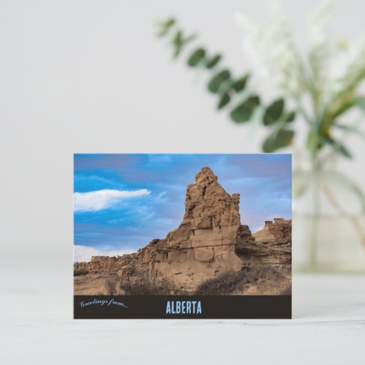 Schreiben über den Stone Provincial Park Alberta Postkarte (Stehend Vorderseite)