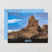 Schreiben über den Stone Provincial Park Alberta Postkarte (Vorne/Hinten)