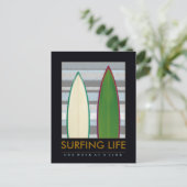 schreiben über Surfen Postkarte (Stehend Vorderseite)