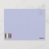 schreiben über Surfen Postkarte (Rückseite)