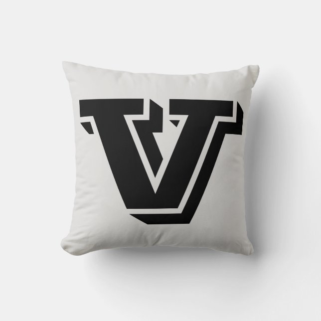 SCHREIBEN V MONOGRAM PILLOW KISSEN (Vorderseite)