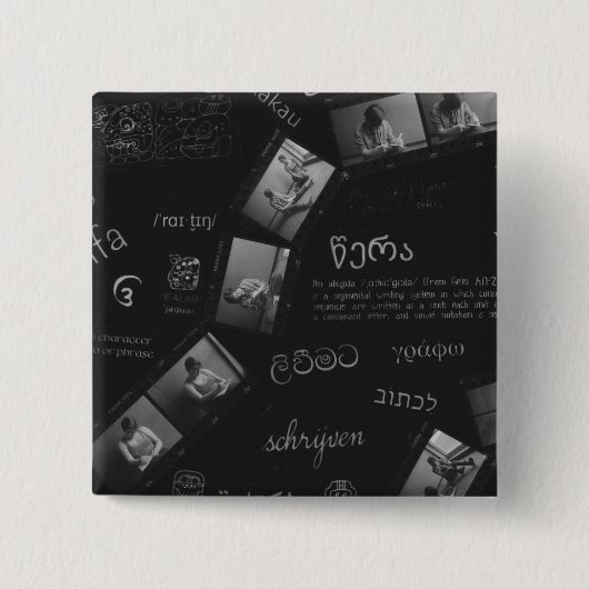 Schreiben von Fotogramm Button (Vorderseite)