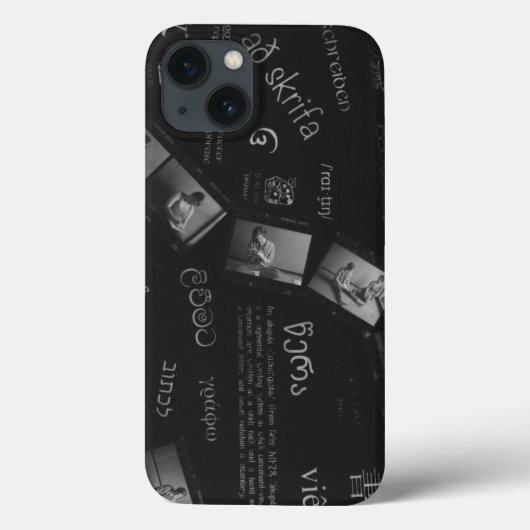 Schreiben von Fotogramm Case-Mate iPhone Hülle (Rückseite)