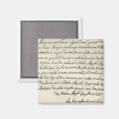 Schreiben von George I an Charles VI Magnet (Vorderseite/Rückseite)