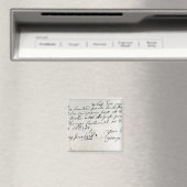 Schreiben von Händel, Juni 1716 Magnet (In Situ (Geschirrspüler))