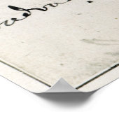 Schreiben von Händel, Juni 1716 Poster (Ecke)
