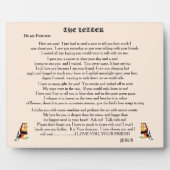 SCHREIBEN VON JESUS FOTOPLATTE (Vorderseite)