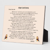 SCHREIBEN VON JESUS FOTOPLATTE (Seite)