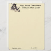 Schreiben von Katzenstationery Briefbogen (Vorne/Hinten)