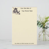 Schreiben von Katzenstationery Briefpapier (Stehend Vorderseite)