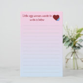 Schreiben von Papier für Kinder (Stehend Vorderseite)