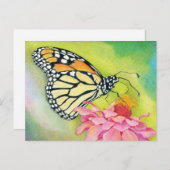 Schreiben von Postkarten an Demokraten - Butterfly (Vorne/Hinten)