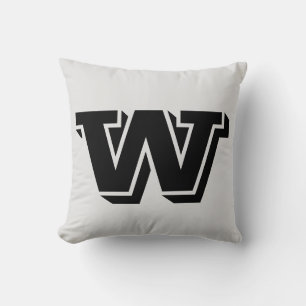 SCHREIBEN W MONOGRAM PILLOW KISSEN