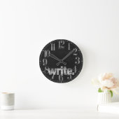 Schreiben: Writer, Freelance Writer, Author Runde Wanduhr (Zuhause)