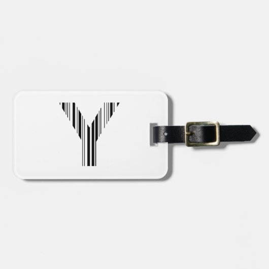 SCHREIBEN Y BAR CODE Erste erste Barcodetabelle Gepäckanhänger (Vorderseite horizontal)
