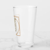 SCHREIBEN Y MONOGRAM Schöne Hochzeit Neues Zuhause Glas (Links)