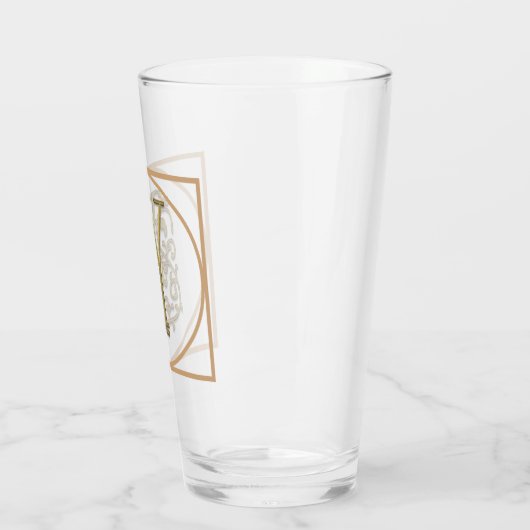 SCHREIBEN Y MONOGRAM Schöne Hochzeit Neues Zuhause Glas (Links)