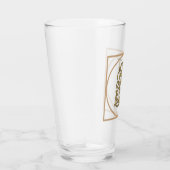 SCHREIBEN Y MONOGRAM Schöne Hochzeit Neues Zuhause Glas (Rechts)