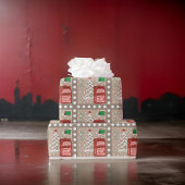 SCHREIBEN ZU SANTA POST POLKA DOTS GESCHENKPAPIER