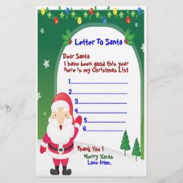 SCHREIBEN ZUM SANTA STATIONERY.