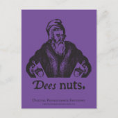 Schreibende Scham-Postkarte Postkarte (Vorderseite)