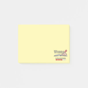 Schreibende Wörter Post-it Klebezettel