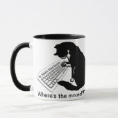 Schreibenkatze Tasse (Links)