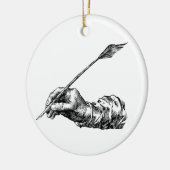 Schreibens-Hand Keramikornament (Links)