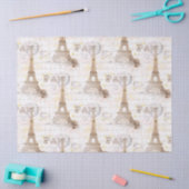 Schreibens-Rosa-Seidenpapier Paris Vintages Seidenpapier (Basteln)