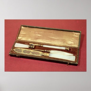 Schreibens-Set gegeben seiner Ehefrau, Eveline Poster