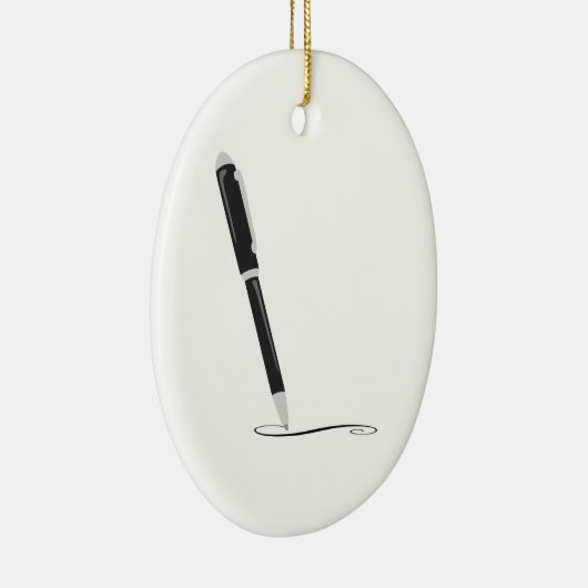 Schreibens-Stift Keramik Ornament (Rechts)