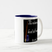 Schreibens-Stimmen Zweifarbige Tasse (VorderseiteRechts)