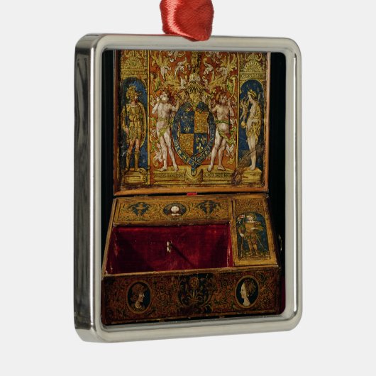 Schreibenskasten oder Tabellenschreibtisch Ornament Aus Metall (Rechts)