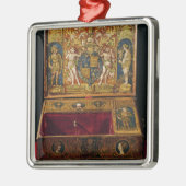 Schreibenskasten oder Tabellenschreibtisch Ornament Aus Metall (Links)