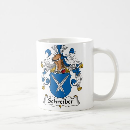 Schreiber Familienwappen Kaffeetasse (Rechts)