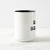 Schreibgeschriebener Mon Amour Tasse (Zentrum)
