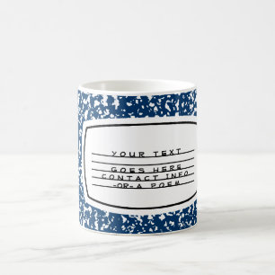 Schreibheft Kaffeetasse